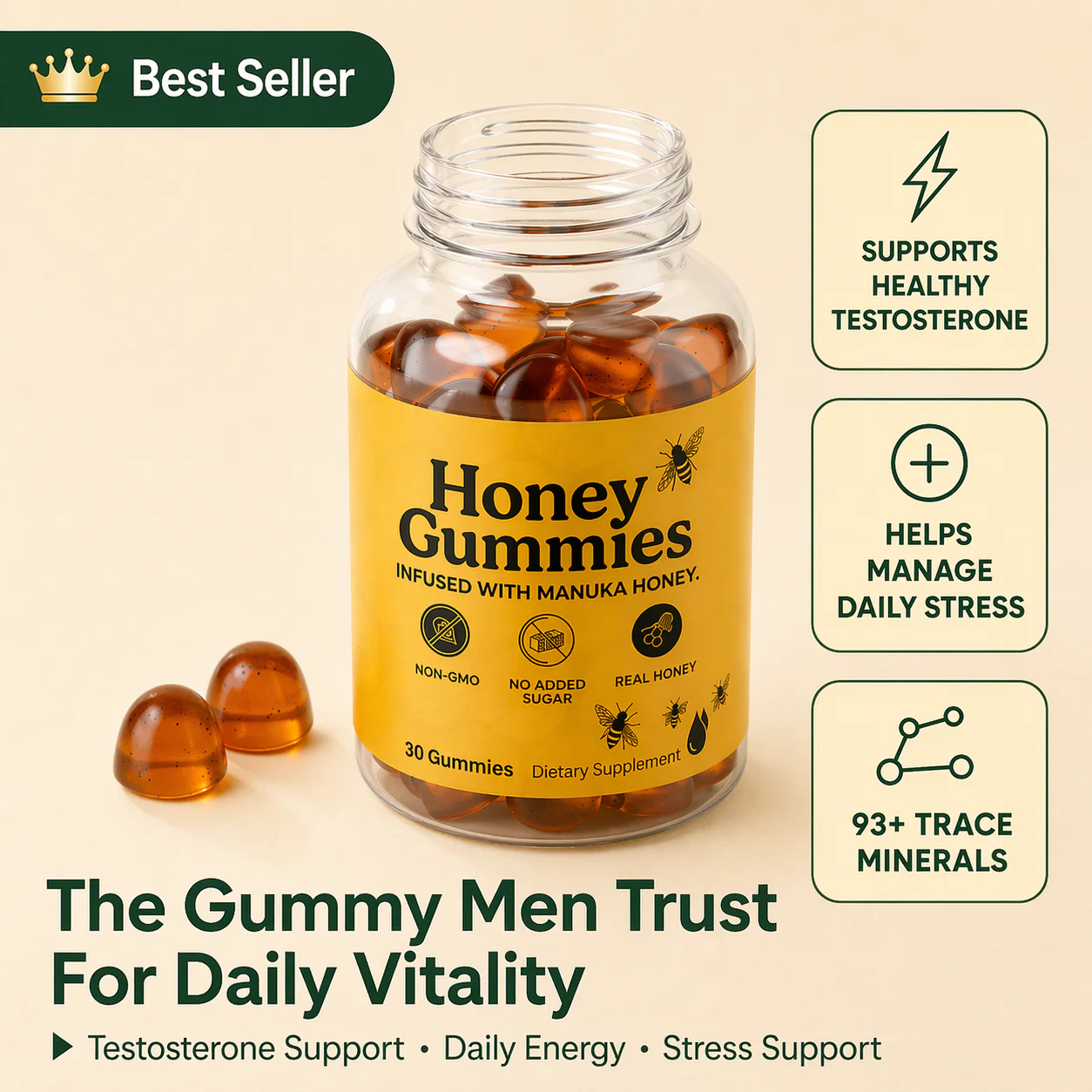 Honey Gummies™ Men’s Vitality Formula
