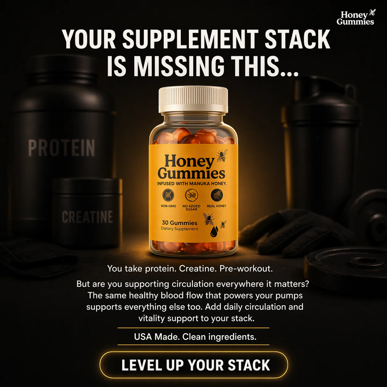Honey Gummies™ Men’s Vitality Formula